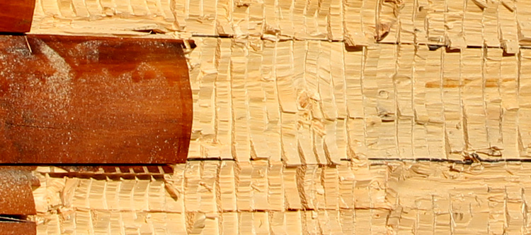 Log Home Face Restoration  Excel, Alabama