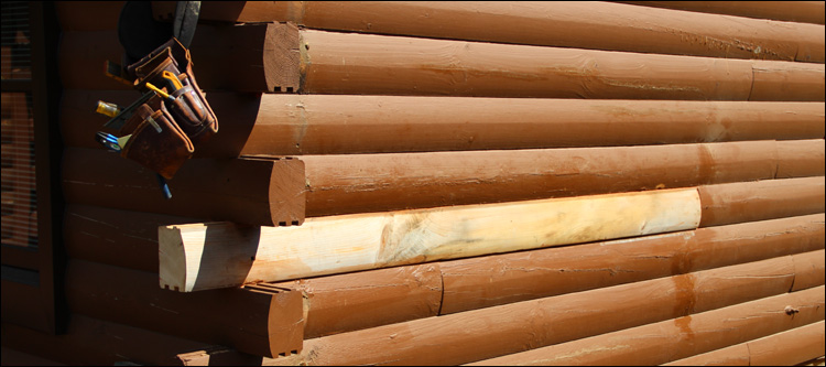 Log Home Damage Repair  Excel, Alabama