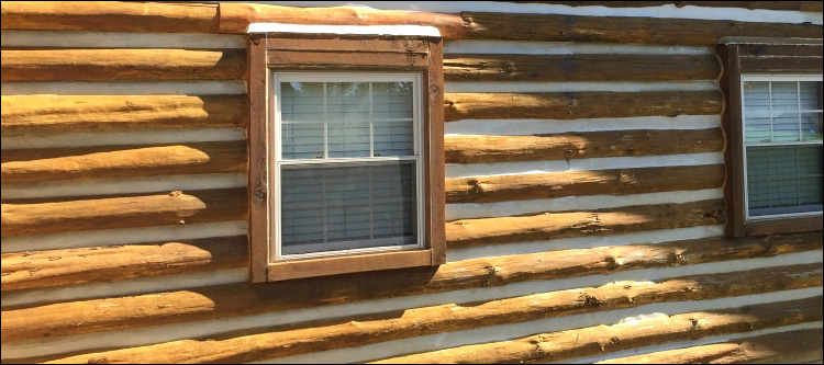 Log Home Whole Log Replacement  Goodway, Alabama