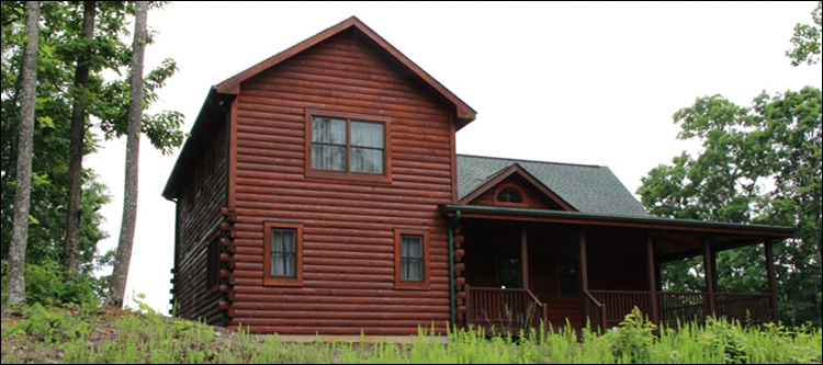 Professional Log Home Borate Application  Monroe County, Alabama